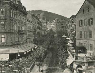 Parkstraße, Karlsbad, Tschechoslowakei, 1895 von Unbekannt