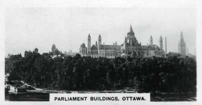 Parlamentsgebäude, Ottawa, Kanada, ca. 1920er von Unbekannt