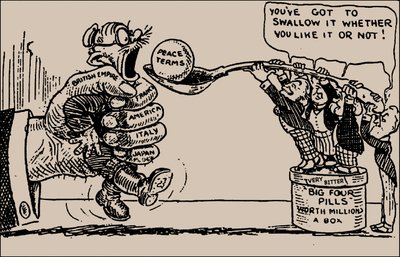 Friedensbedingungen. Du musst es schlucken, ob es dir gefällt oder nicht, 1919 von Unbekannt