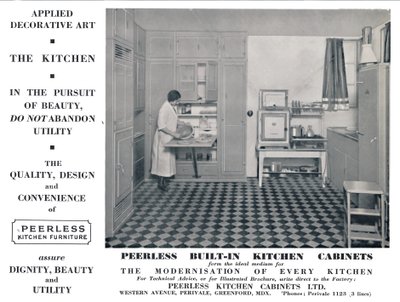 Peerless Einbauküchenschränke, 1935 von Unbekannt