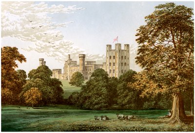 Penrhyn Castle, Caernarvonshire, Wales, Heimat von Lord Penrhyn, ca. 1880 von Unbekannt
