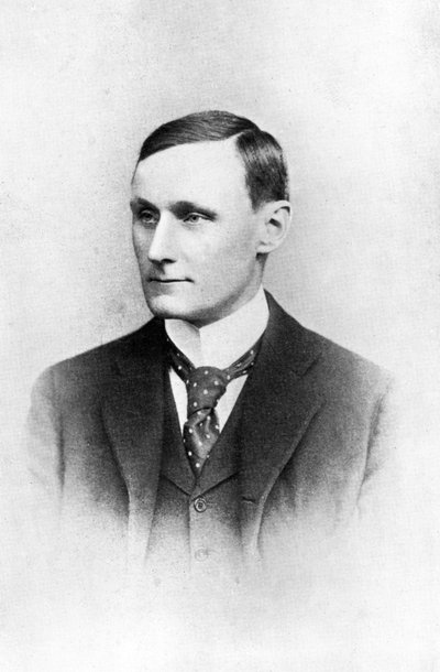 Percy Sinclair Pilcher, englischer Designer und Gleitflugzeugpilot, ca. 1895 von Unbekannt