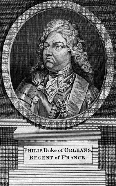 Philippe II., Herzog von Orléans und Regent von Frankreich von Unbekannt