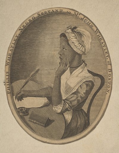 Phillis Wheatley, schwarze Dienerin von Mr. John Wheatley aus Boston von Unbekannt