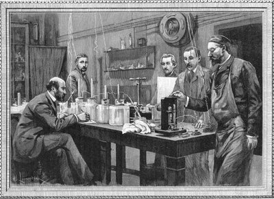Physikalisches Forschungslabor an der Sorbonne, Paris 1895 von Unbekannt
