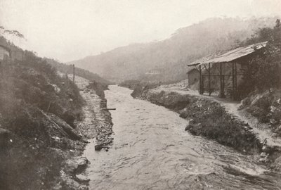 Pirahy Diversion: Blick flussabwärts vom Ausgang des Tunnels von Unbekannt