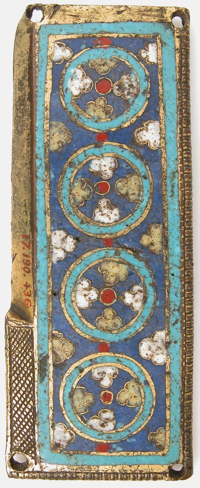 Plakette von einem Reliquienschrein, Deutsch oder Süd-Niederländisch, ca. 1175-1200 von Unbekannt