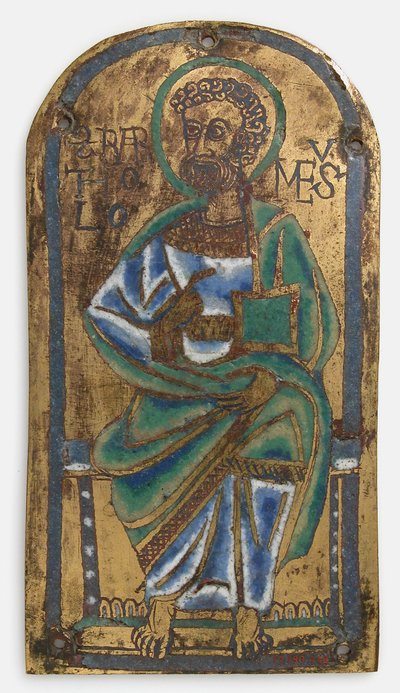 Plakette des Heiligen Bartholomäus, Niederrheinisch oder Sächsisch von Unbekannt