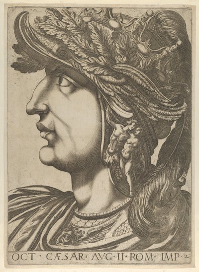 Tafel 2: Octavian im Profil nach links, aus 