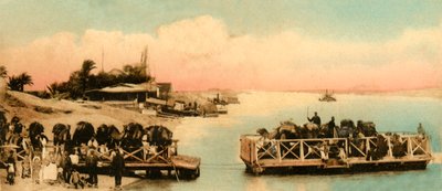 Port Said - Kantara Dorf, ca. 1918-1939 von Unbekannt