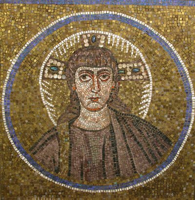 Porträt von Christus, byzantinisch, frühes 20. Jahrhundert, Original datiert spätes 5. bis frühes 6. Jahrhundert von Unbekannt