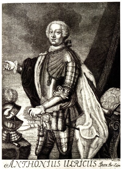 Porträt von Herzog Anton Ulrich von Braunschweig, 1714-1774 von Unbekannt