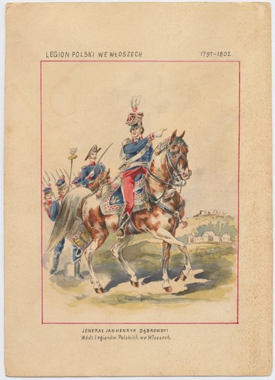 Porträt von Jan Henryk Dabrowski, um 1797-1800 von Unbekannt