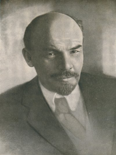 Porträt von Lenin, ca. 1920er, 1939 von Unbekannt