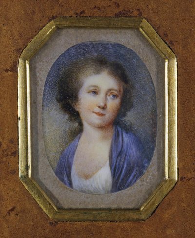 Porträt von Maria Alexeevna Lvova, erstes Viertel des 19. Jahrhunderts von Unbekannt