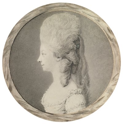 Porträt von Marie Louise von Savoyen 1749-1792, Prinzessin von Lamballe, zweite Hälfte des 18. Jahrhunderts von Unbekannt