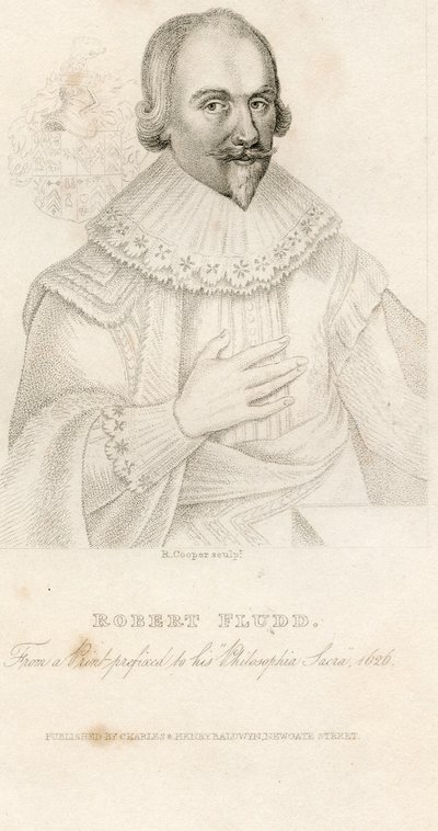 Porträt von Robert Fludd von Unbekannt
