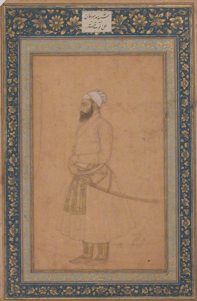Porträt von Sayyid Amir Khan von Unbekannt