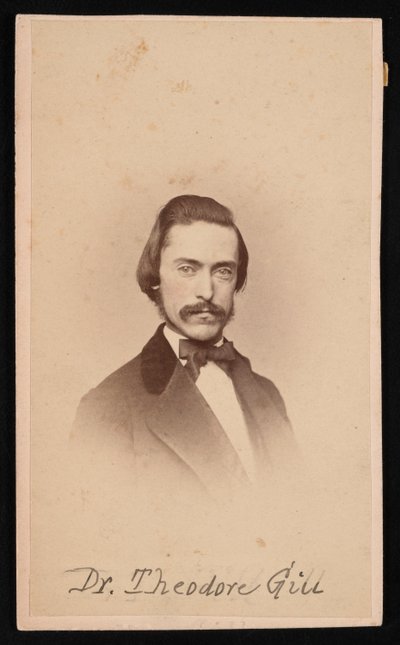 Porträt von Theodore Nicholas Gill 1837-1914, ca. 1860er Jahre von Unbekannt