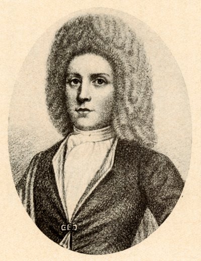 Porträt eines Jungen in Perücke, Massachusetts-Kolonie, ca. 1680er Jahre, 1937 von Unbekannt