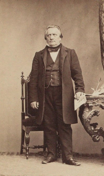 Porträt des Komponisten Franz Lachner 1803-1890, ca. 1850 von Unbekannt