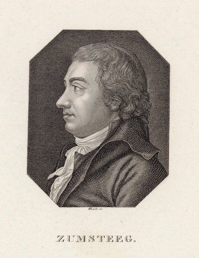 Porträt des Komponisten Johann Rudolf Zumsteeg 1760-1802, ca. 1800 von Unbekannt