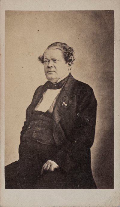 Porträt des Komponisten Auguste-Mathieu Panseron 1796-1859, ca. 1855 von Unbekannt