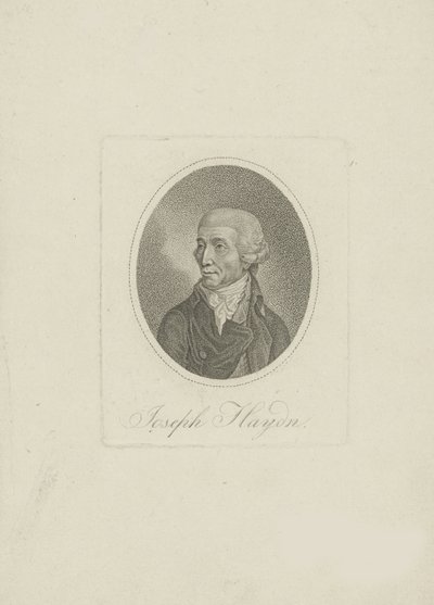 Porträt des Komponisten Joseph Haydn 1732-1809, 1800er von Unbekannt