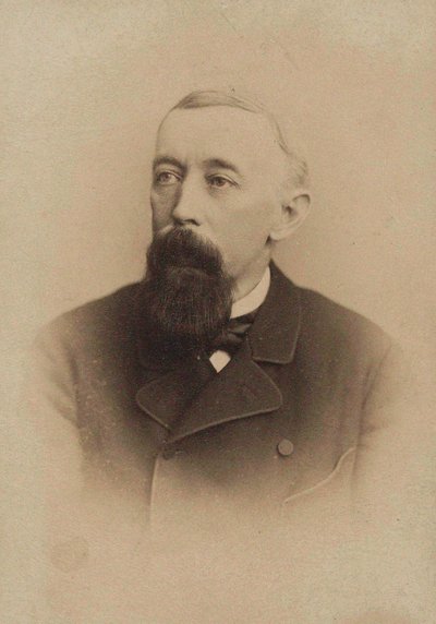 Porträt des Librettisten und Komponisten Franz Friedrich Richard Genée 1823-1895, ca. 1880 von Unbekannt
