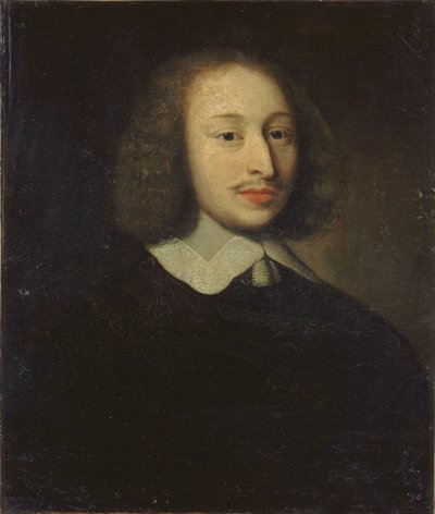 Porträt des Philosophen Blaise Pascal 1623-1662 von Unbekannt