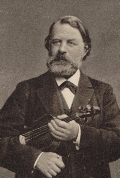 Porträt des Geigers und Komponisten Joseph Joachim 1831-1907 von Unbekannt