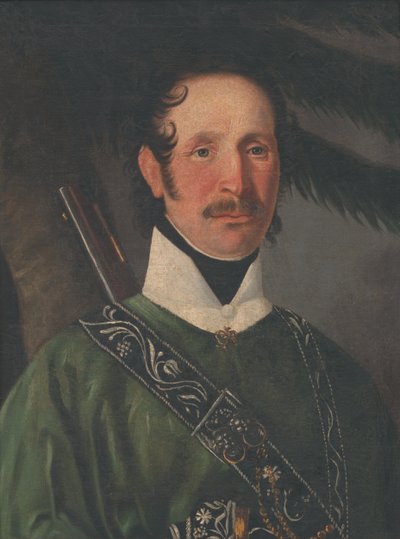 Porträt von Michal Kubínyi von Unbekannt Unbekannt