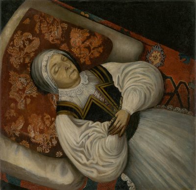 Posthumes Porträt von K. Horvath-Stansith, geb. Kiss von Unbekannt