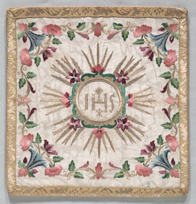 Beutel für den Kelchdeckel, 1700er von Unbekannt