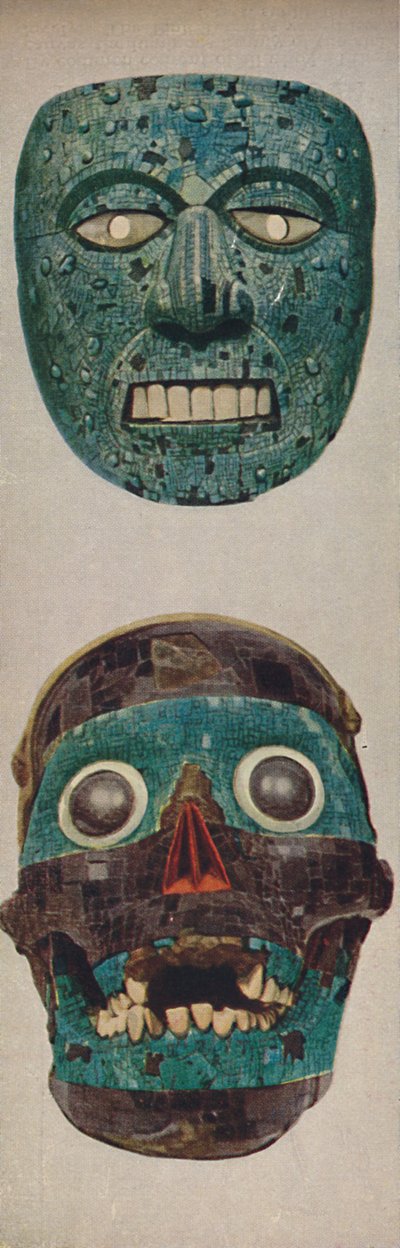 Primitive Kulturen in Ritual- und Festmasken - Quetzalcoatl und Tezcatlipoca von Unbekannt