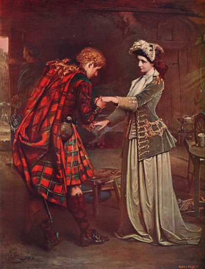 Prinz Charlies Abschied von Flora MacDonald von Unbekannt