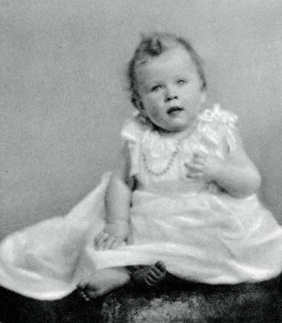 Prinzessin Elizabeth im Jahr 1926, als sie ein paar Monate alt war, 1937 von Unbekannt