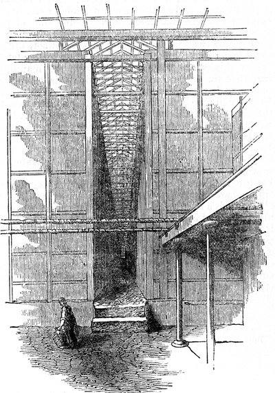 Produktion von Schwefelsäure Öl von Vitriol oder H2S04, 1844 von Unbekannt