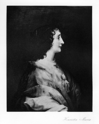 Königin Henrietta Maria, Königin von England, Schottland und Irland, 1907 von Unbekannt