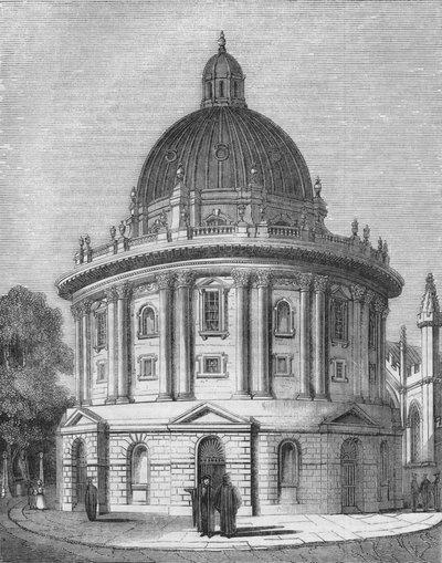Radcliffes Bibliothek, 1845 von Unbekannt