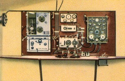 Funkraum an Bord des Dornier-Flugbootes, 1920er Jahre, 1932 von Unbekannt