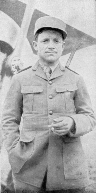Raoul Lufbery, französisch-amerikanischer Jagdflieger und Fliegerass des Ersten Weltkriegs, 1914-1918 von Unbekannt