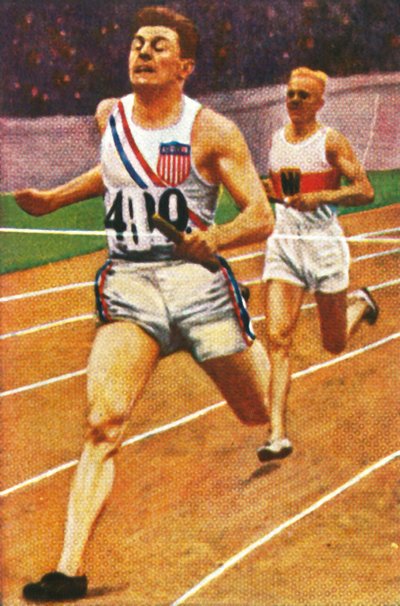 Ray Barbuti und Hermann Engelhard, 4 x 400m Staffel von Unbekannt