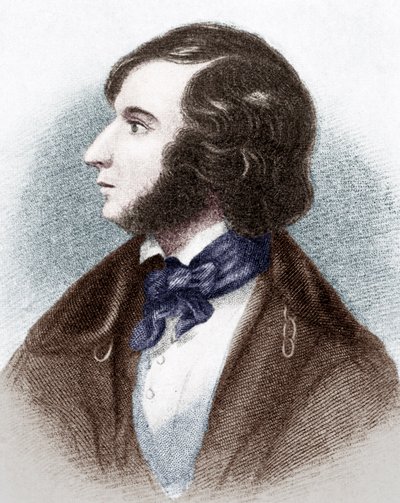 Robert Browning - Porträt des englischen Dichters und Dramatikers von Unbekannt