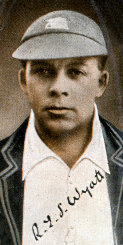 Robert Elliot Storey Wyatt, Quiet Wyatt, Allround-Cricketspieler, 1935 von Unbekannt