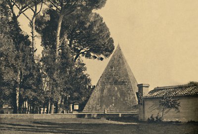 Roma - Grabpyramide des Caius Cestius - Tor von Sankt Paul an der Ostia-Straße, 1910 von Unbekannt