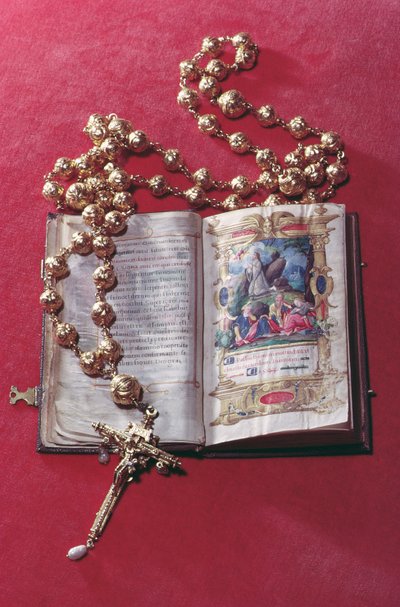 Rosenkranz und Gebetbuch von Maria Stuart von Unbekannt