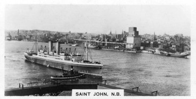 Saint John Harbour, New Brunswick, Kanada, ca. 1920er von Unbekannt