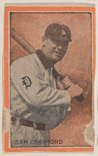 Sam Crawford, aus der Baseball Players Serie W500 Orange Borders von Unbekannt