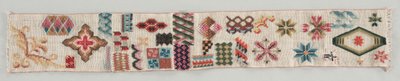 Stickerei, um 1850-1860er Jahre von Unbekannt